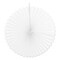 Beistle Pack of 12 White Jumbo Accordion Paper Fans Hanging Decorations 48"